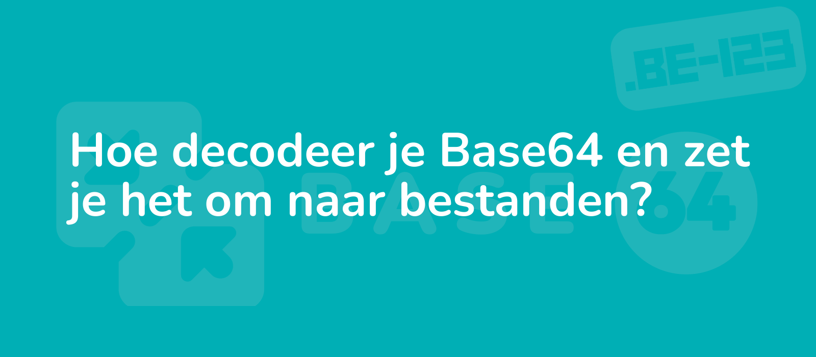 step by step guide with a vibrant digital background illustrating the process of decoding base64 and converting it into files