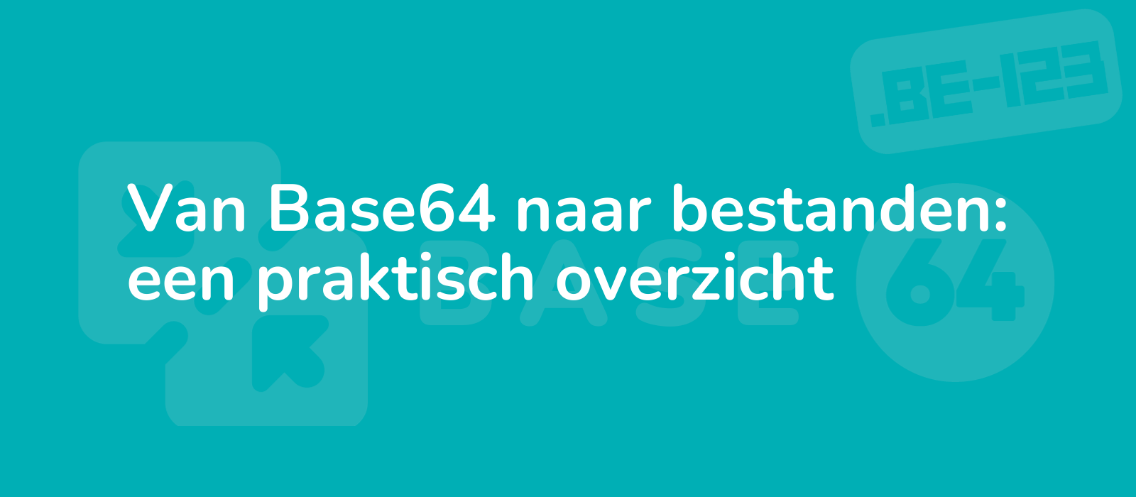 practical overview of converting base64 to files depicted with a simplistic design and modern aesthetic